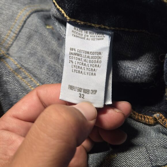 Lucky Brand Jeans Womens 14/32 Dark Wash Easy Rider Baggy Y2k Bootcut Mid Rise - Picture 6 of 15